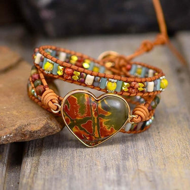 Forge Your Path Jasper Wrap Bracelet-Your Soul Place